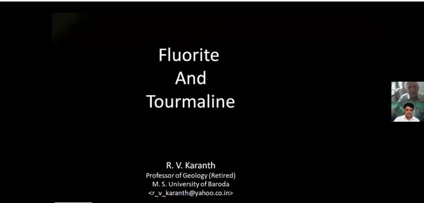 FLUORITE AND TOURMALINE. By Dr. R. V. Karanth