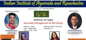 Ayurvedic Management of Gall stones - Dr.R.Shivakumar